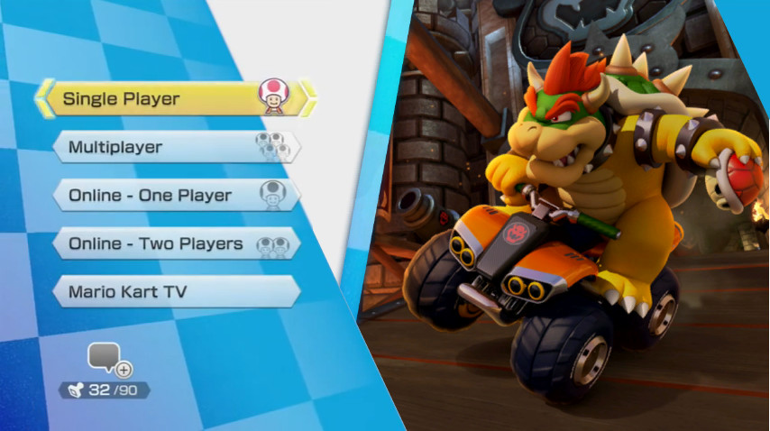 mario kart 8 single player