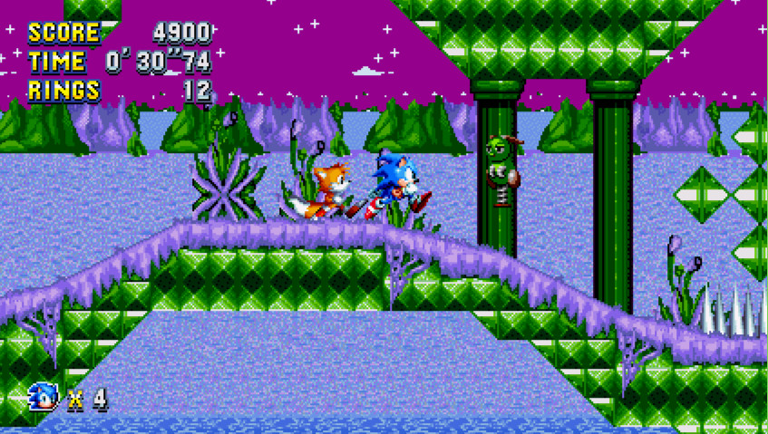 Sonic Mania Original Stage Mod: Aurora Garden