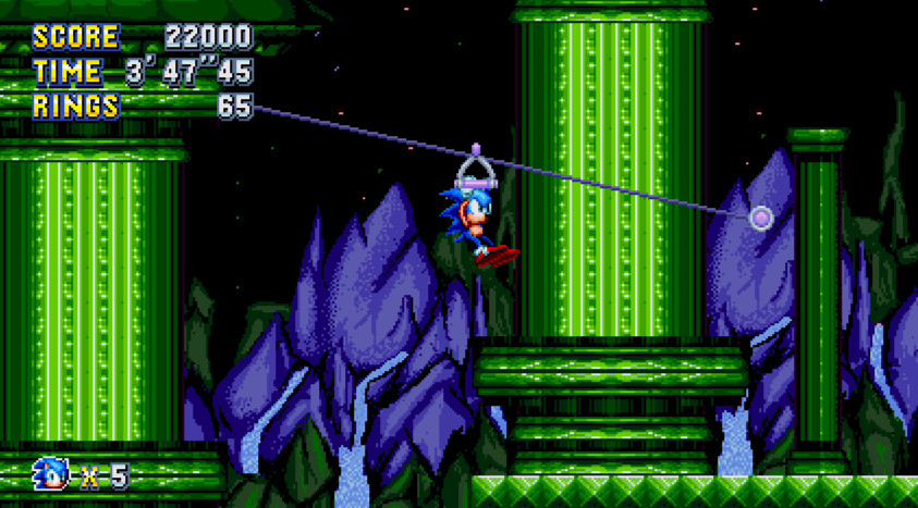 Sonic Mania Original Stage Mod: Aurora Garden