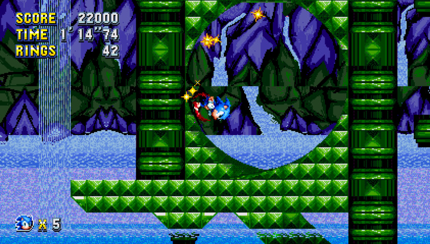 Sonic Mania Original Stage Mod: Aurora Garden