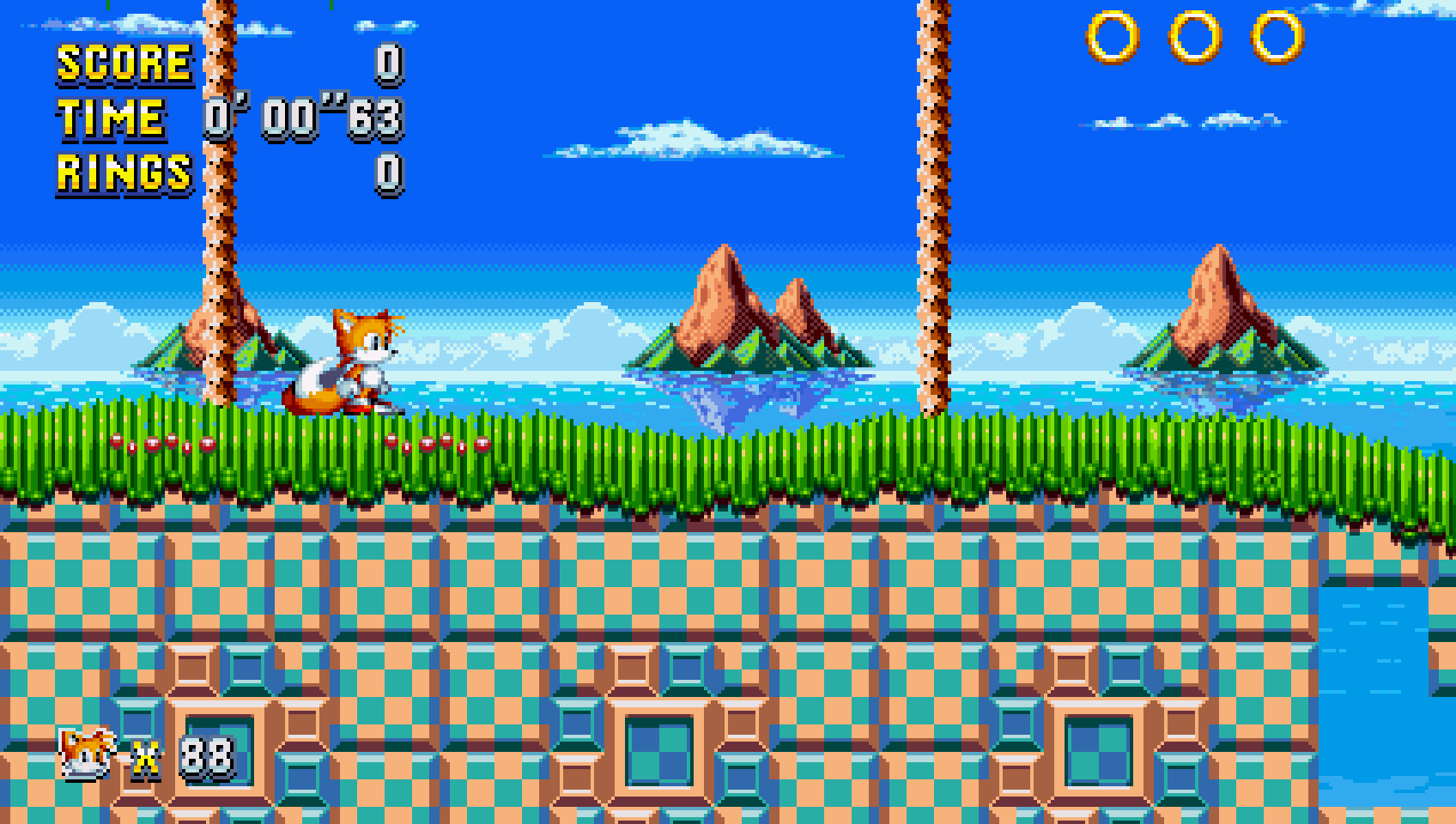 A+Start Son of a Glitch ✪ on X: Turquoise Hill Zone remake for Sonic Chaos.  Just mockups of what I think it would look like. WIP. #Sonicchaosremake  #pixelart #Gamedev  / X