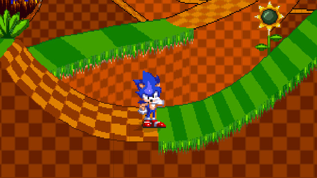 Sonic.exe at Green Hill Zone SSF2 MOD 