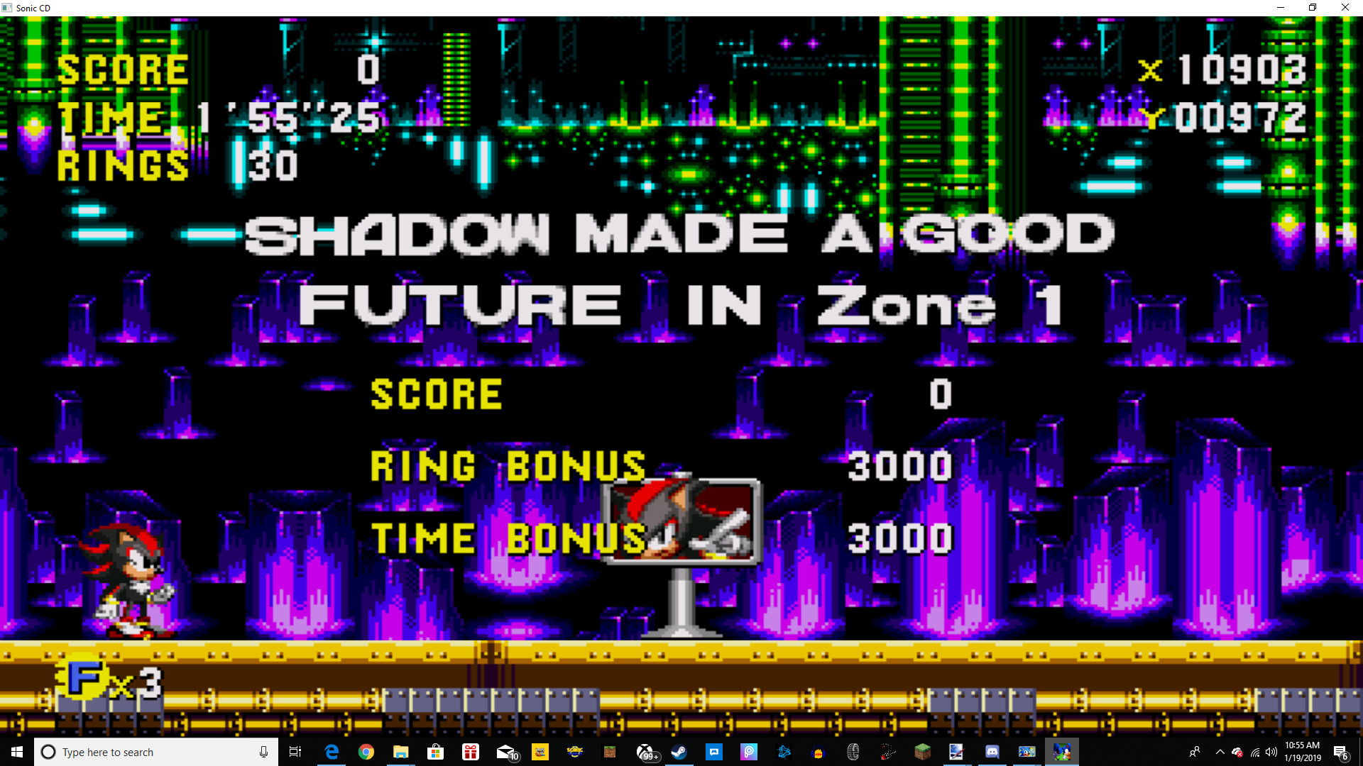 Shadow in Sonic CD [Sonic CD (2011)] [Mods]