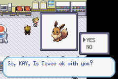 WHERE TO FIND EEVEE ON POKEMON FIRE RED AND LEAF GREEN 