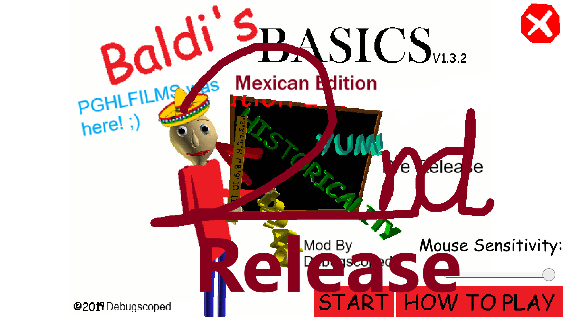 Baldi's Basics, but something is wrong here. (DEMO 2) 