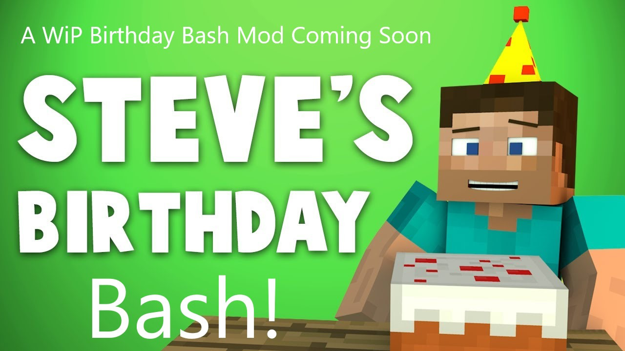 Minecraft Basics Steve S Birthday Bash Baldi S Basics Works In Progress