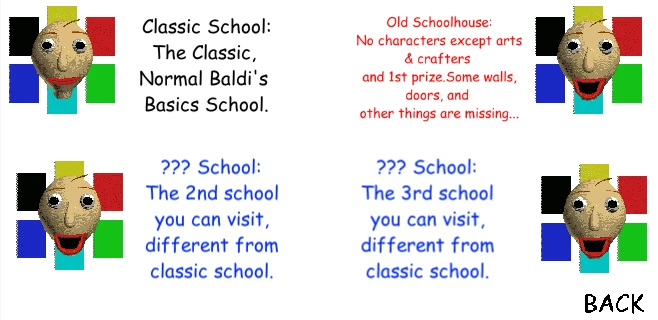 Baldi's Basics In Multiple Schools by JohnsterSpaceGames