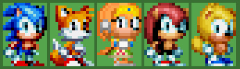 custom sonic mania Tikal sprites (WIP)