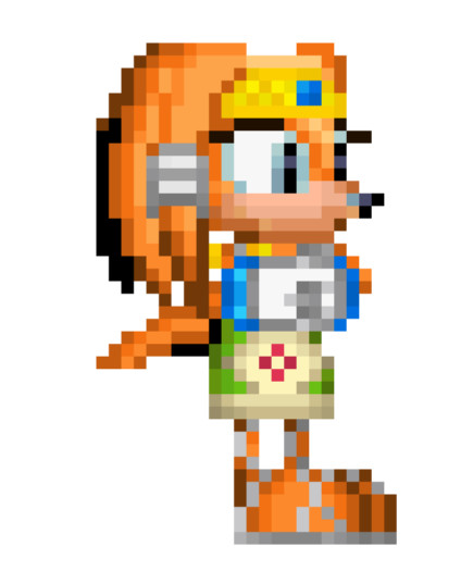 custom sonic mania Tikal sprites (WIP)