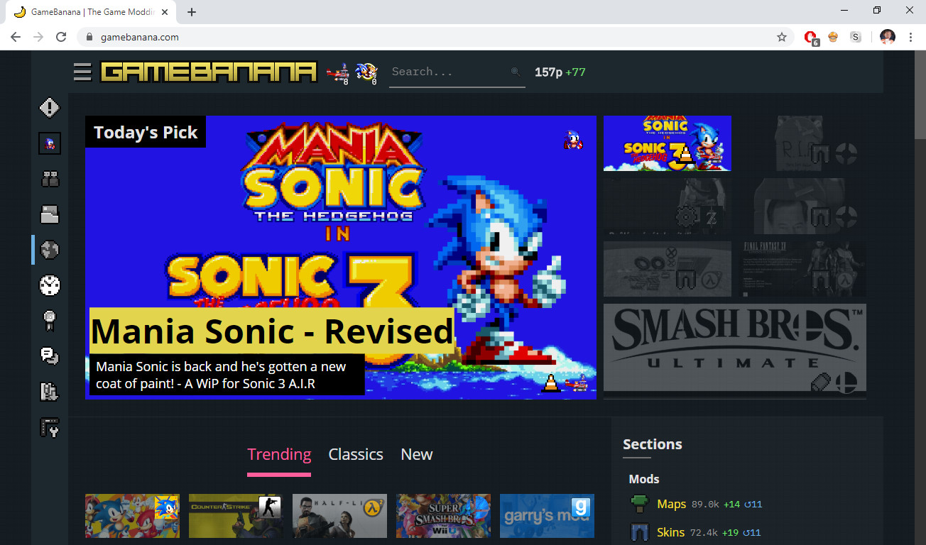 mania mod manager supersonic 16