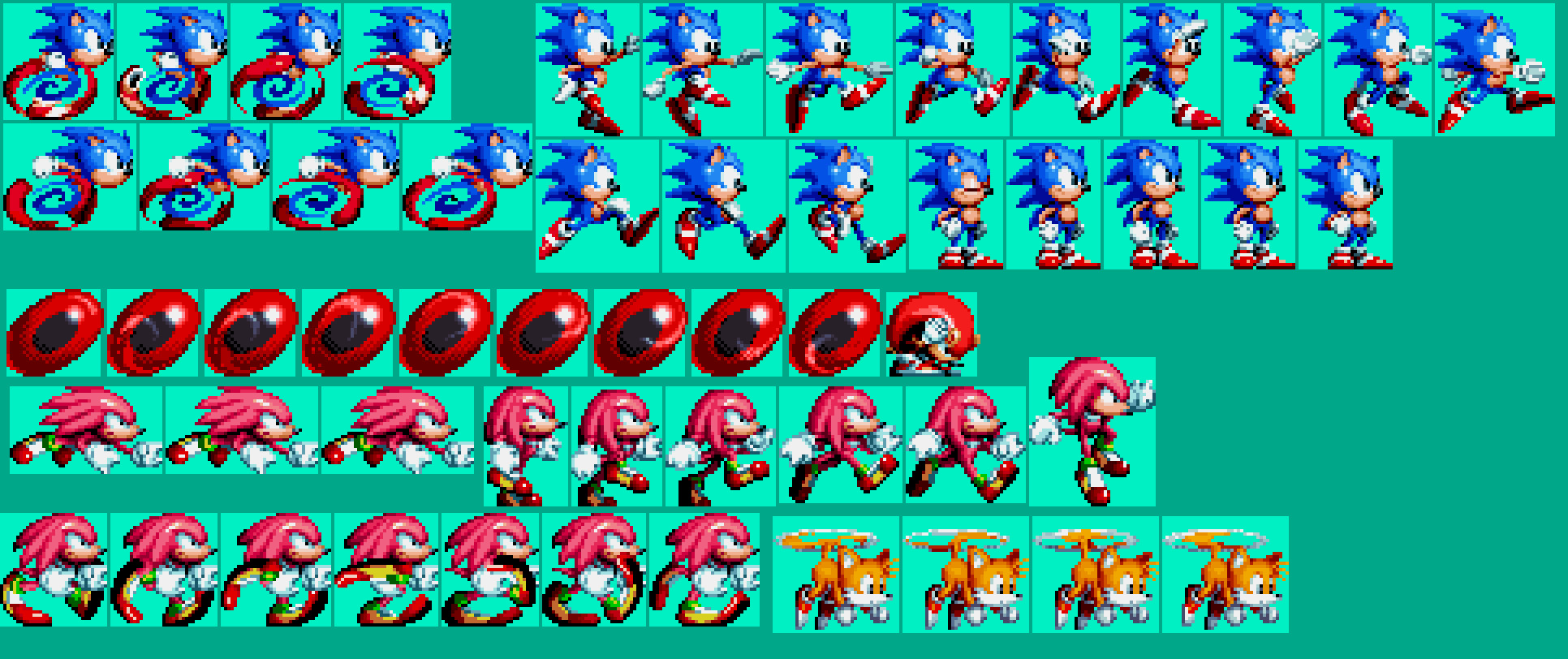 Sonic sprite animation