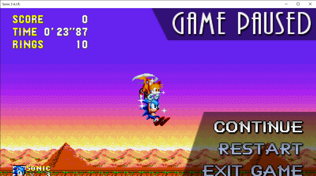 Sonic 3 Movie edition [Sonic 3 A.I.R.] - Jogos Online Wx