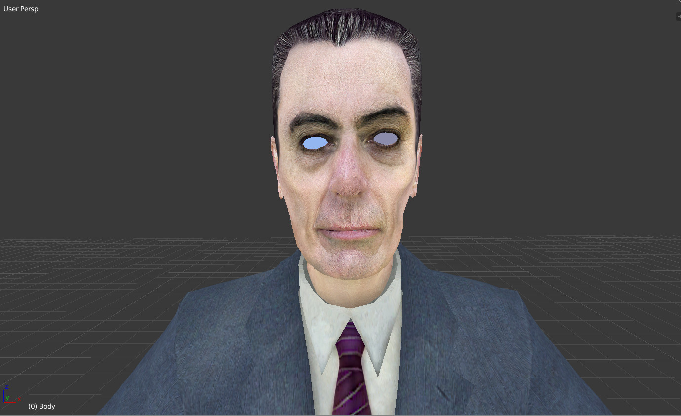 Half-Life - G-Man Model Comparisons 