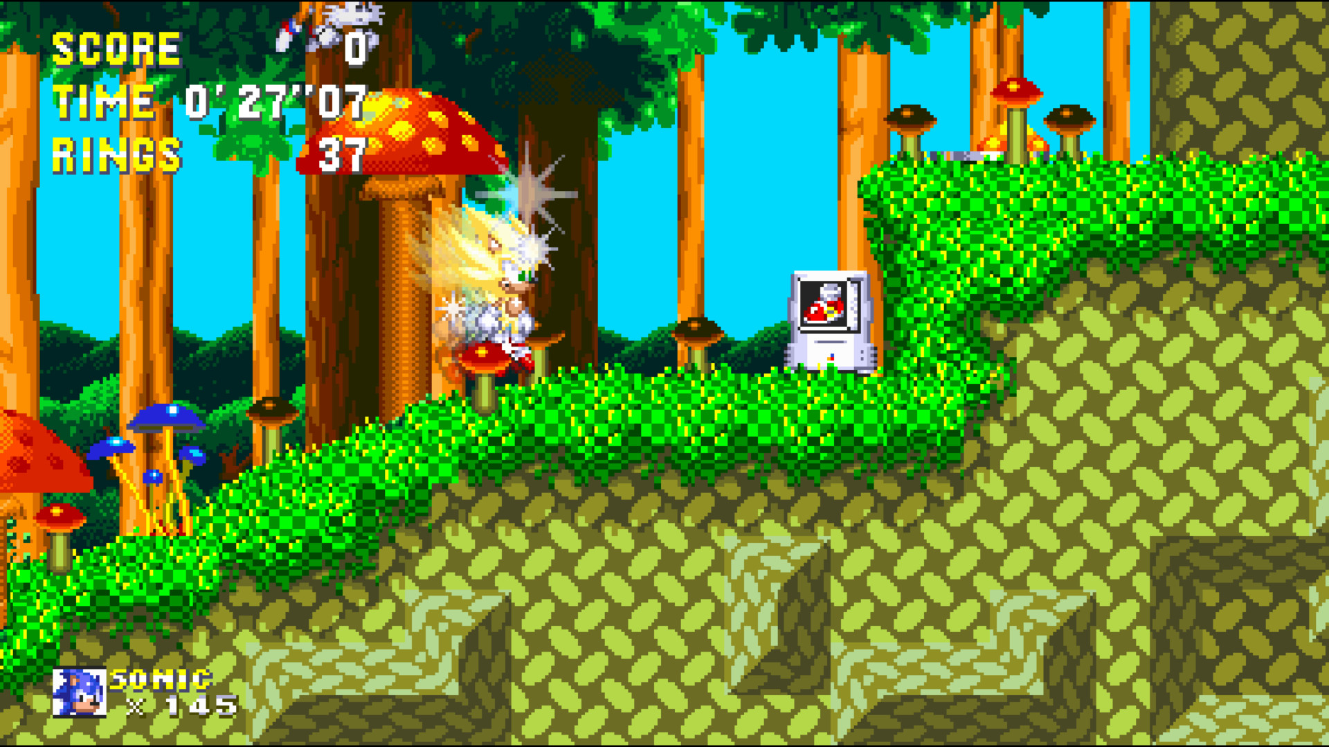 pack de Sprites de classic Sonic modgen actualizado Versión 5 