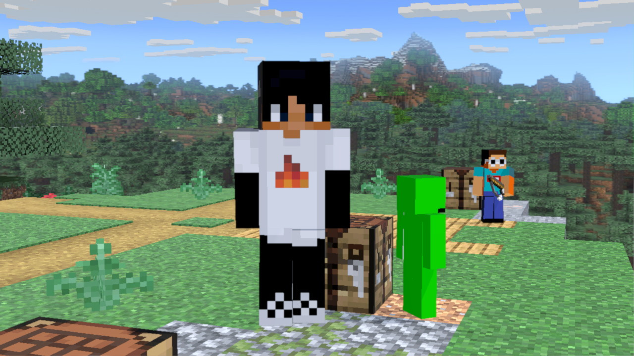 Sapnap's minecraft skin vs real skin, which one wins question mark