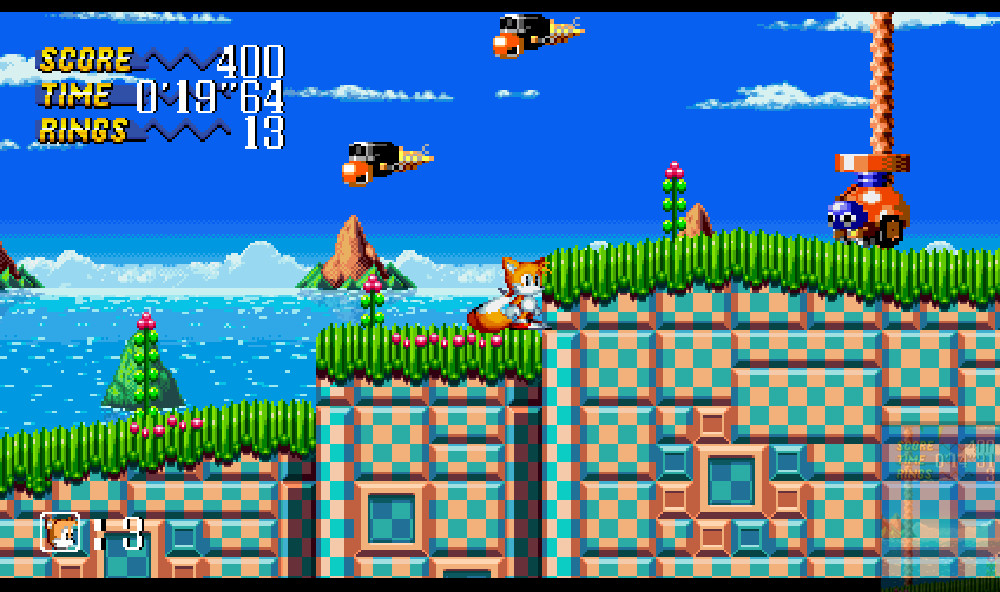 Sonic Chaos (Remake)  Clássico do Master System no estilo do