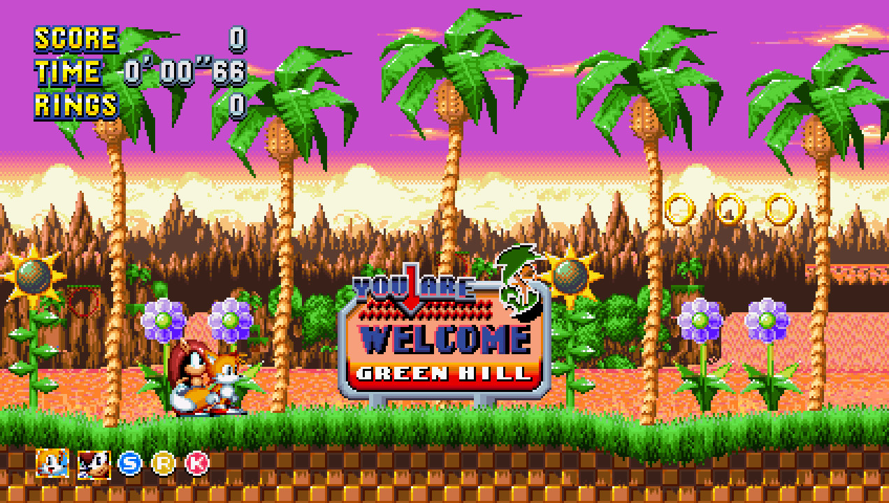 Enhanced Green Hill Zone Sonic Mania Works In Progress