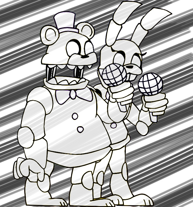 Vs Fredbear & Springbonnie [Friday Night Funkin'] [Works In Progress]