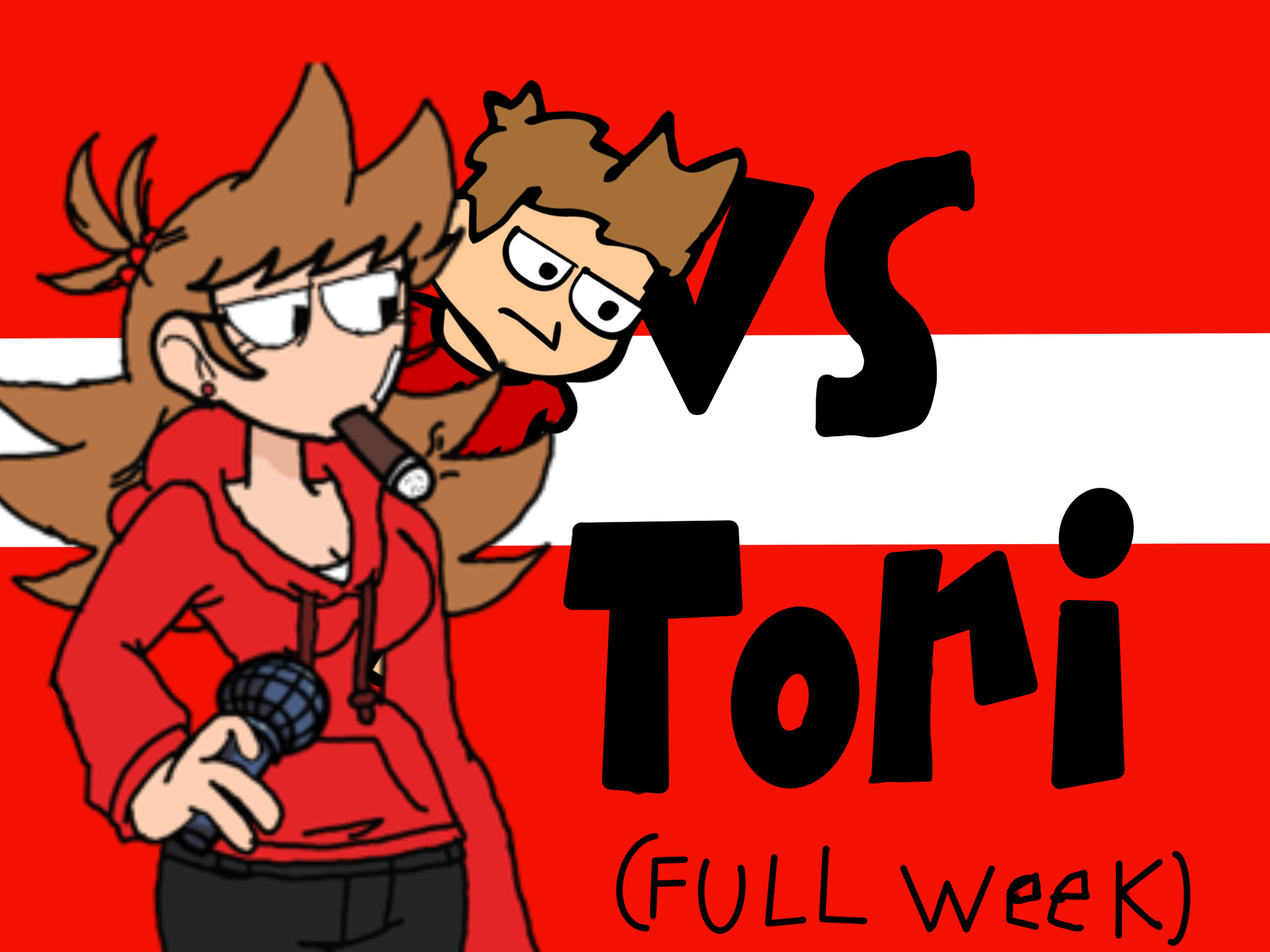 Download Tord From Eddsworld Wearing Red Hoody Wallpaper