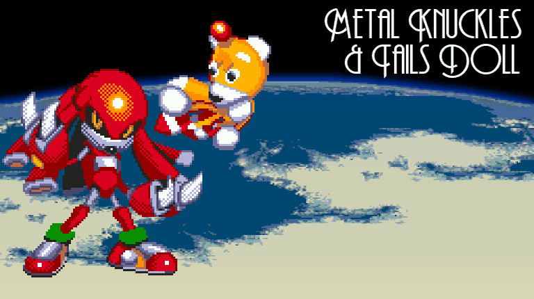 Knuckles VS Metal Sonic 