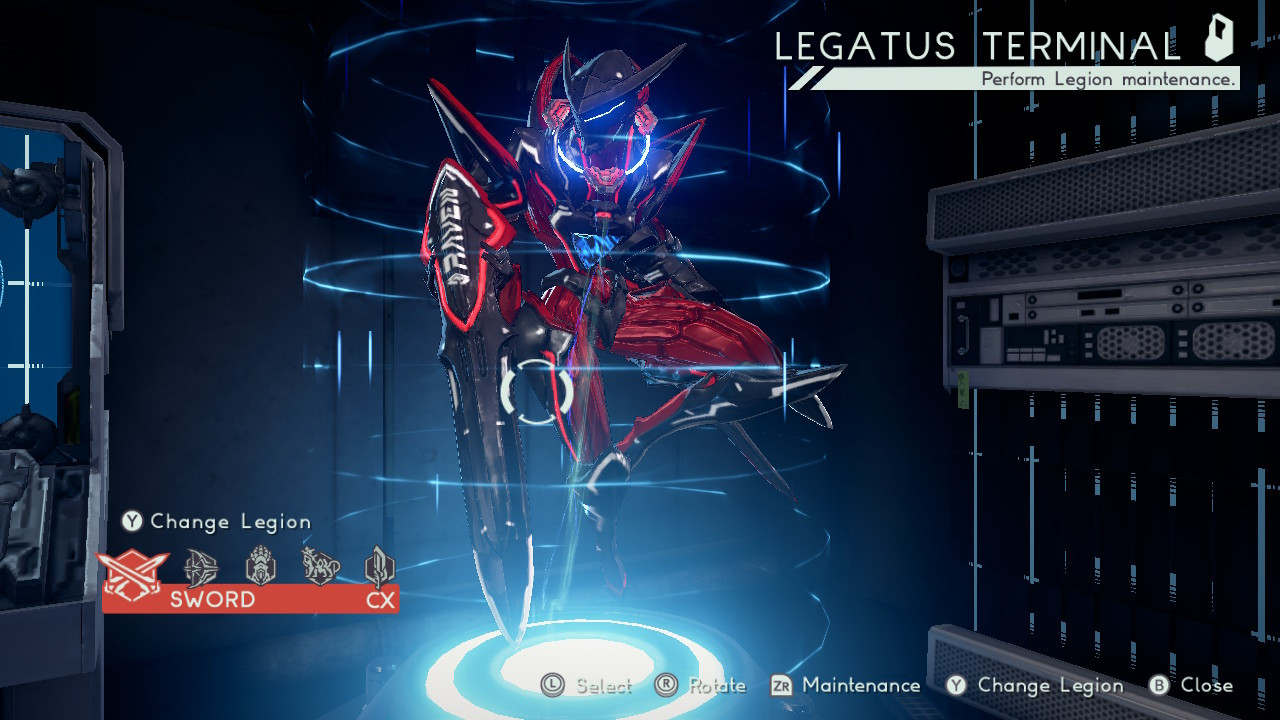 Type R Legion over Legion Work In Progress for Astral Chain | AC Works ...