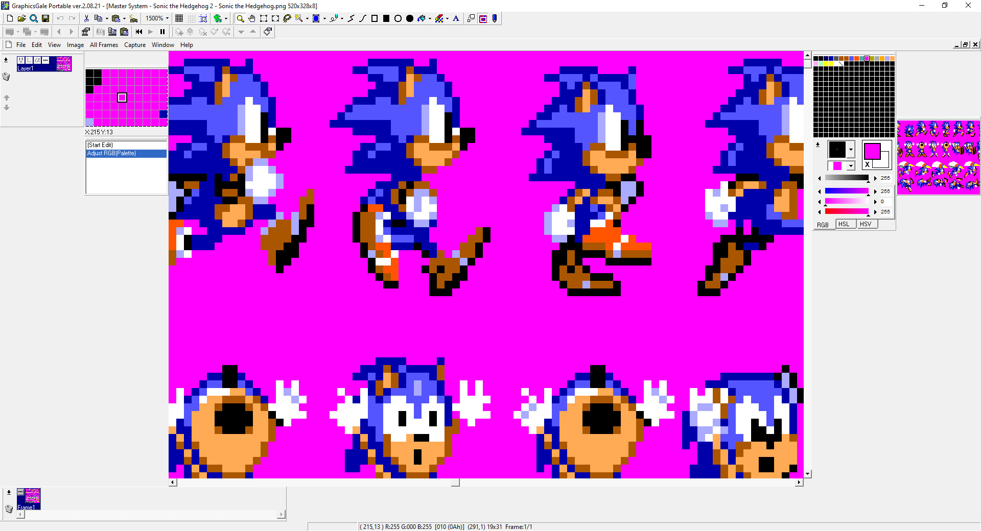 Sonic 1 SMS vs Sonic Edusoft