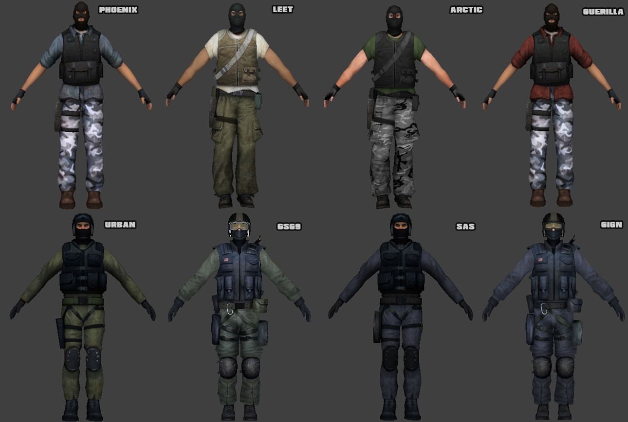 Legacy Playermodels Fixed [Counter-Strike: Source] [Works In Progress]