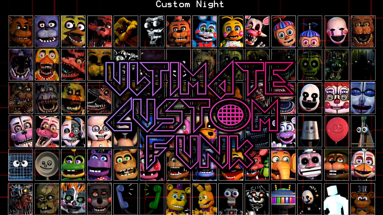 Ultimate Custom funk FNAF UCN mod Friday Night Funkin #39 Works In