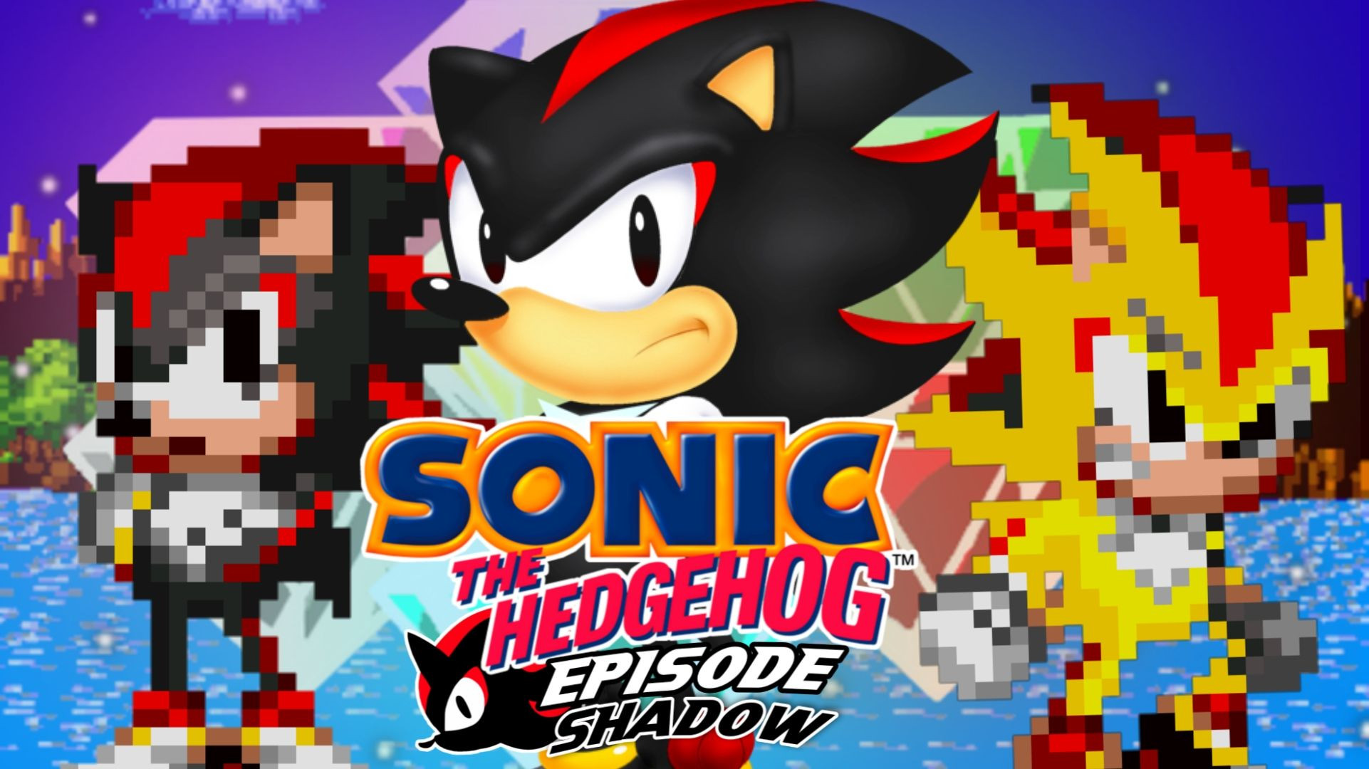 Shadow The Hedgehog - Sonic Mod - (Sega Genesis)