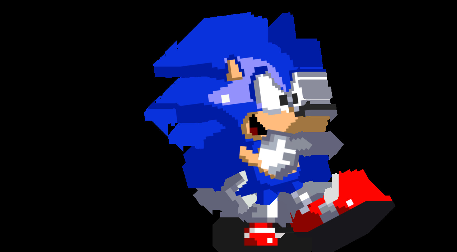 Pixilart - all fnf sonic exe mod characters by blue-blue