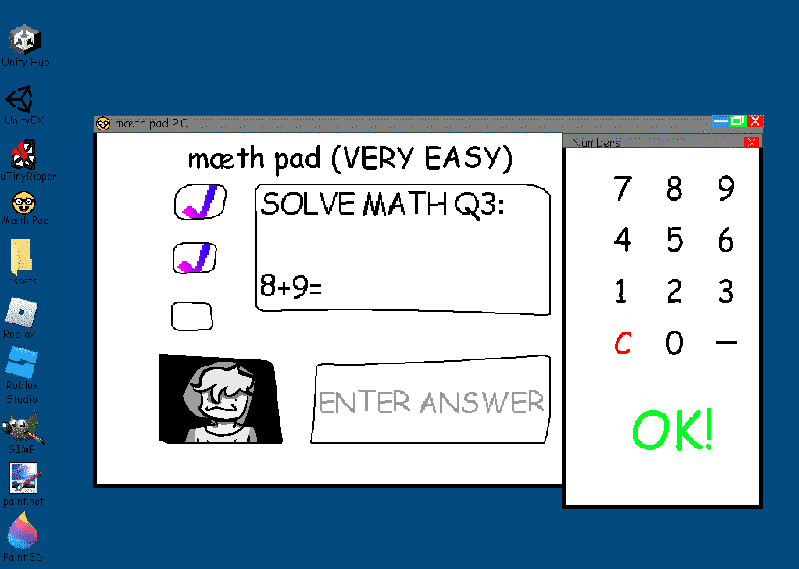 Mathpad Baldi John's comedy class Work In Progress for Baldi's Basics | Baldi Works ...