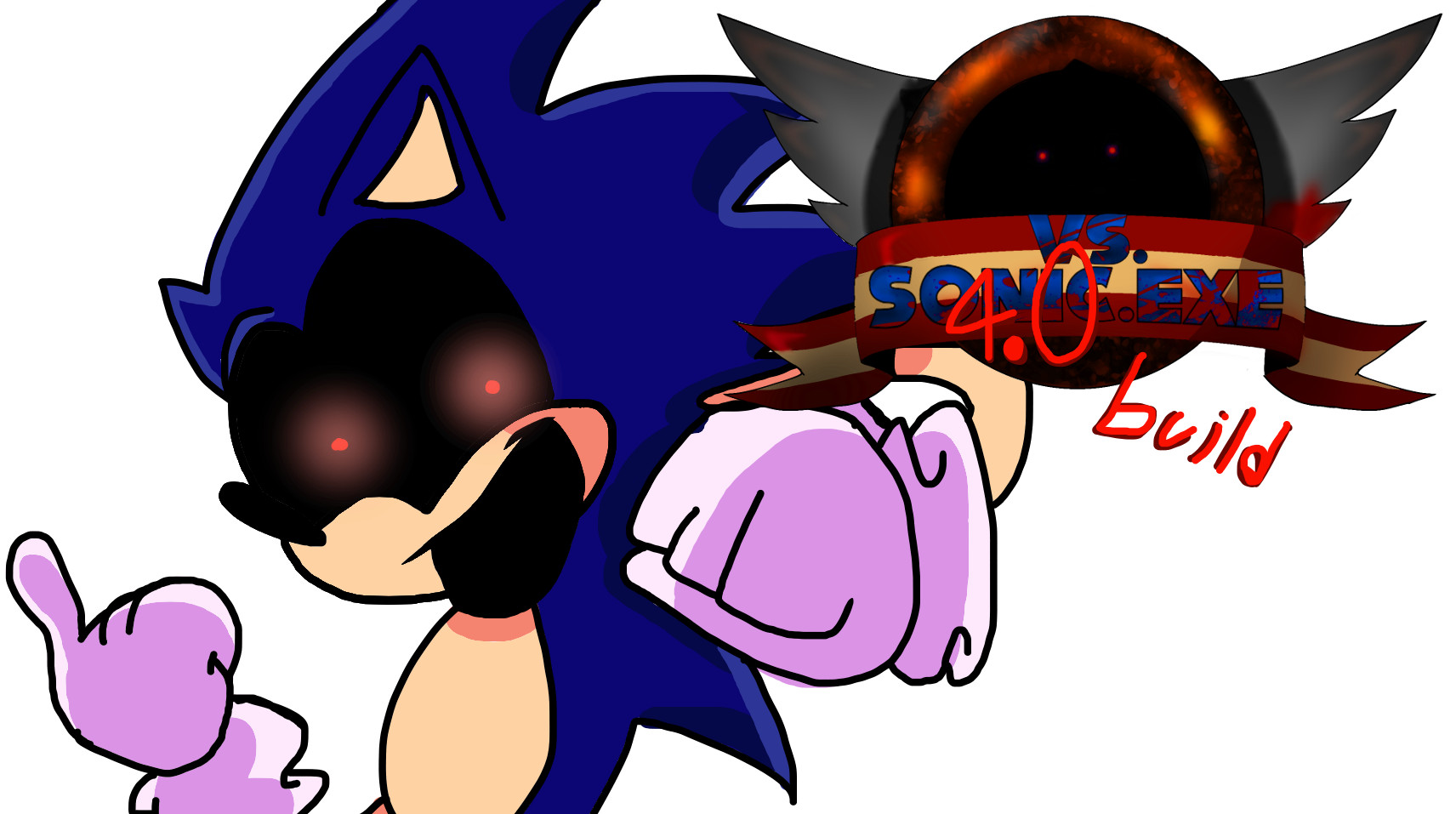 Friday Night Funkin VS Sonic.EXE 4.0 (FULL WEEK x MOD SHOWCASE) 