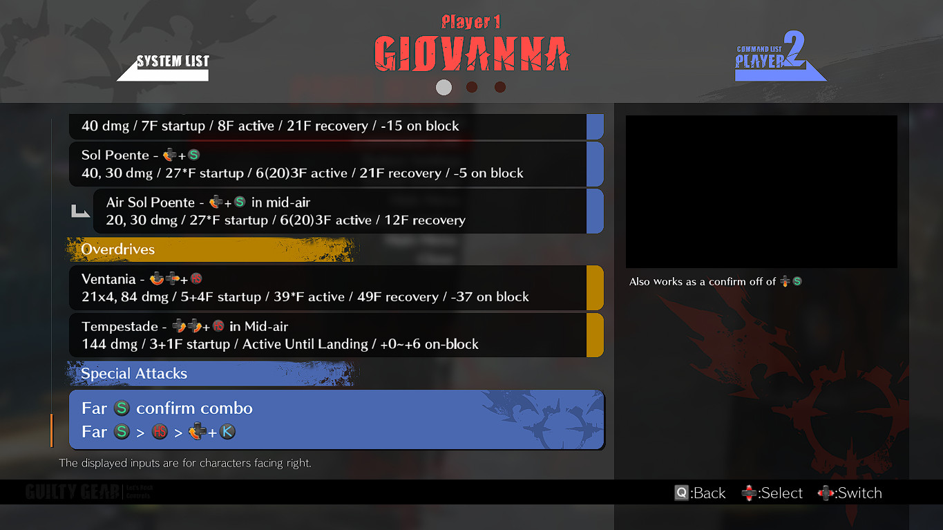 Every Character's Command List In Guilty Gear Strive