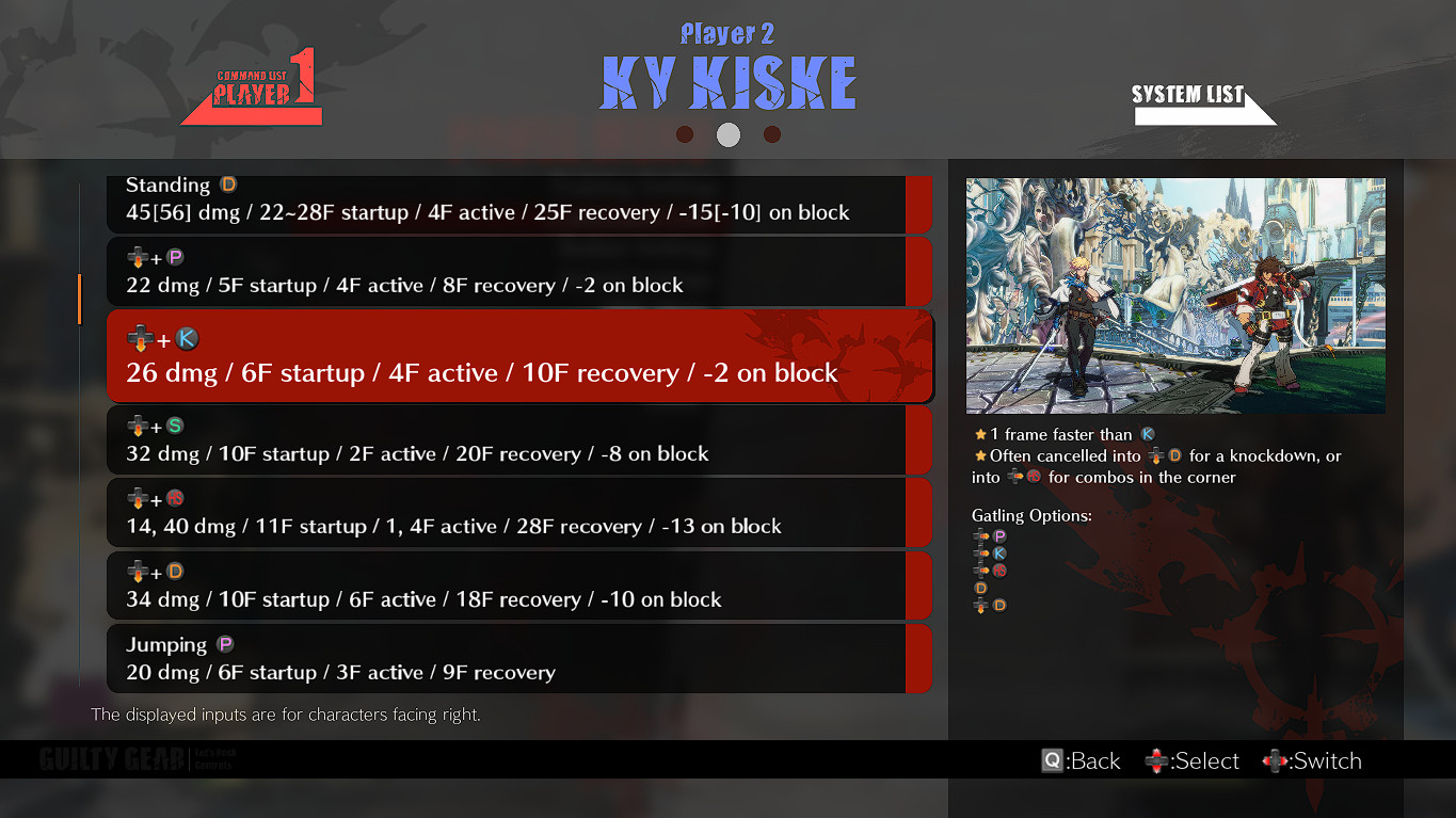 Every Character's Command List In Guilty Gear Strive