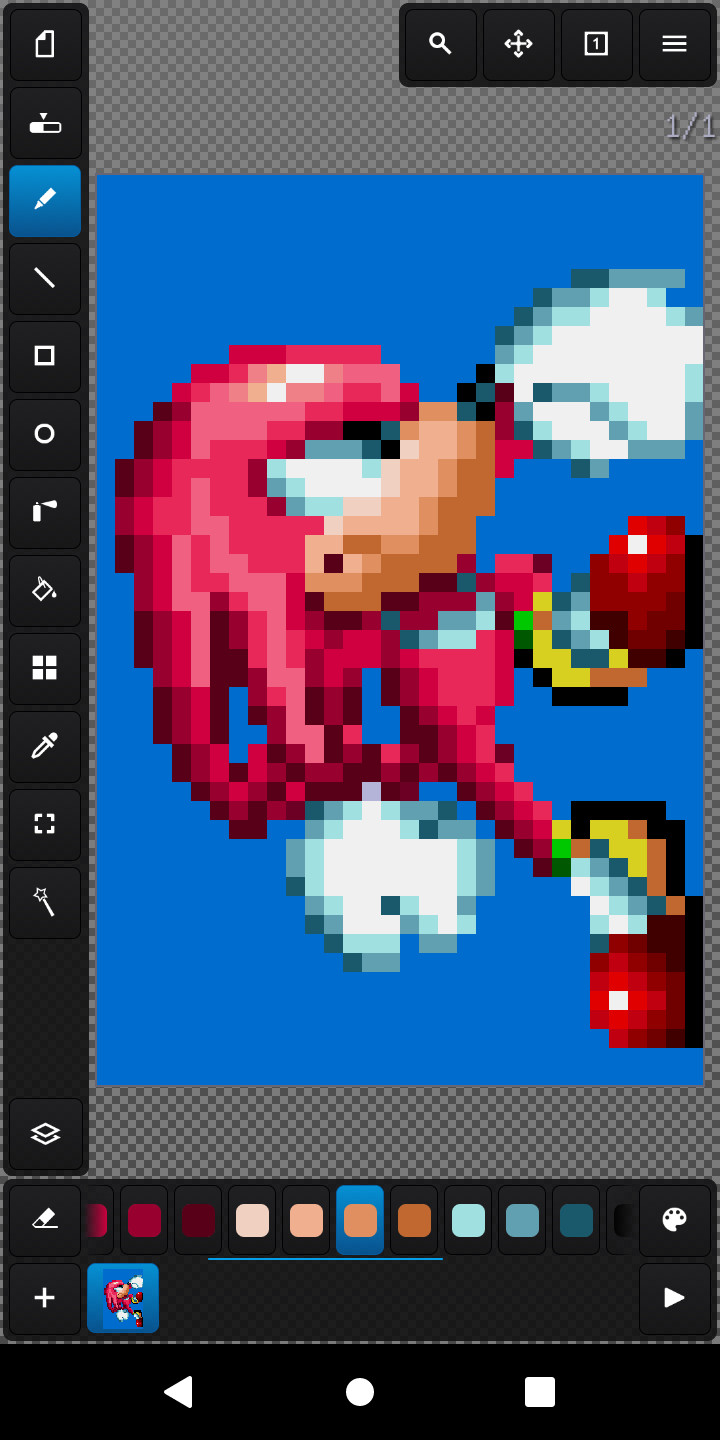 Maniafield R3shaded Knuckles Work In Progress for Sonic 3 A.I.R.