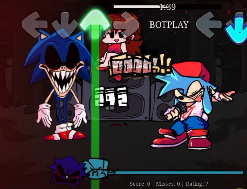 Tobes on X: For some reason I decided to do another fnf sprite but for  sonic also its in ms paint so sh  / X