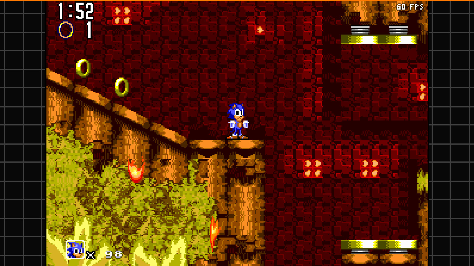 Sonic 1 SMS Remake Sonic Playthrough 