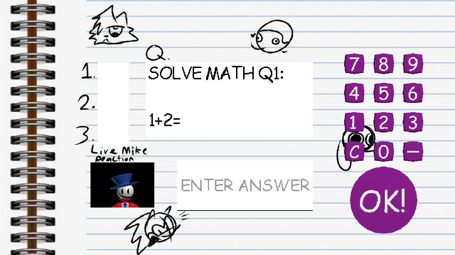 Baldi Math Problem Mike's Fantastical Math Game (W.I.P) Work In Progress for Baldi's ...