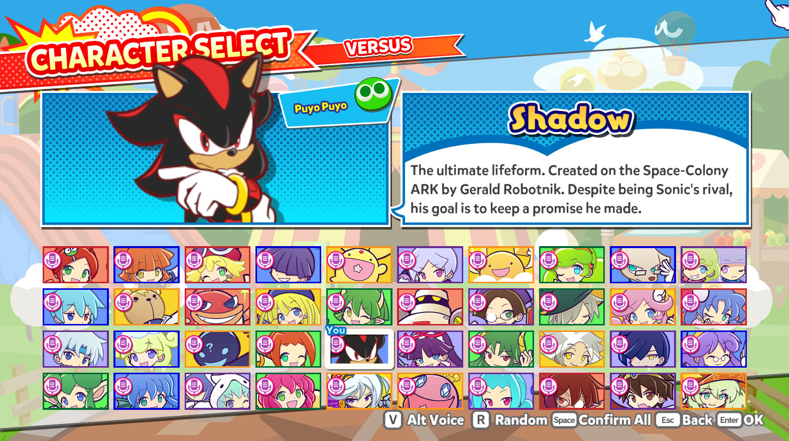 Shadow over Sonic (WIP) [Puyo Puyo Tetris 2] [Works In Progress]