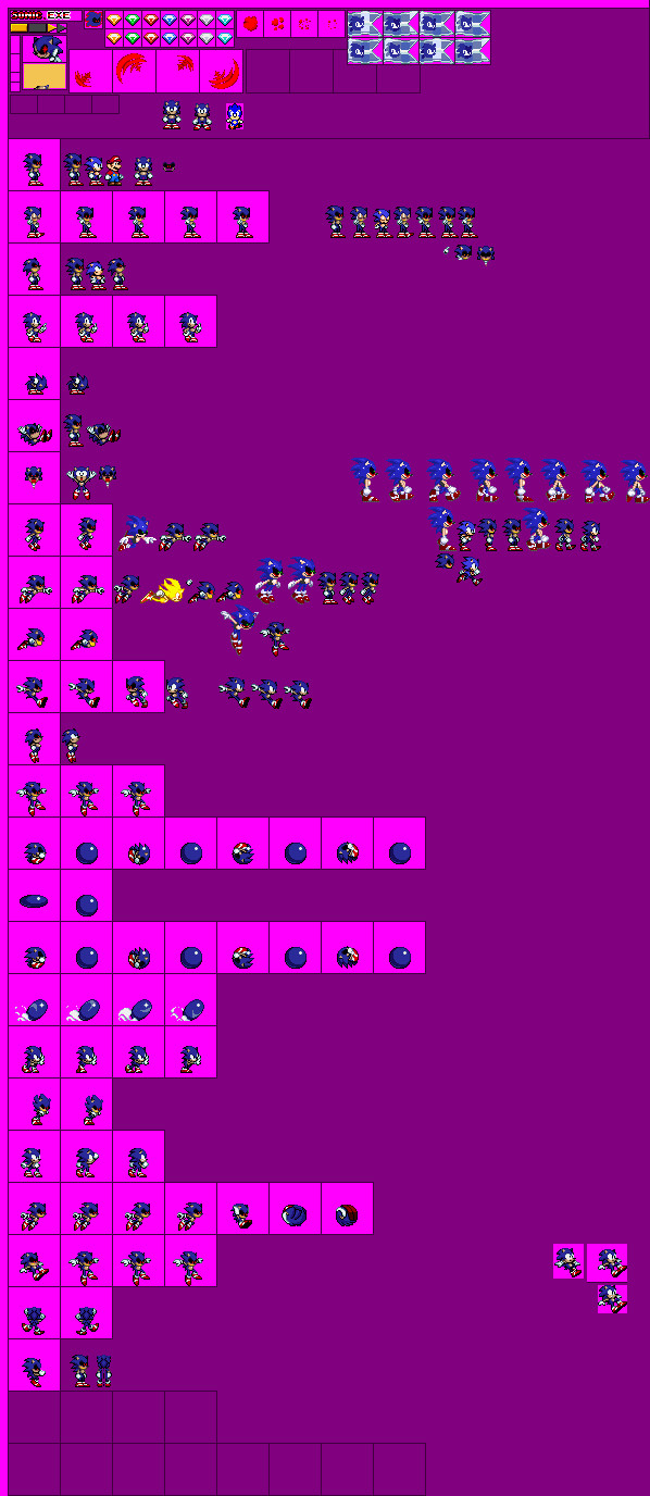 Sonic.exe exeing all over Sonic Boll Work In Progress for Boll Deluxe ...