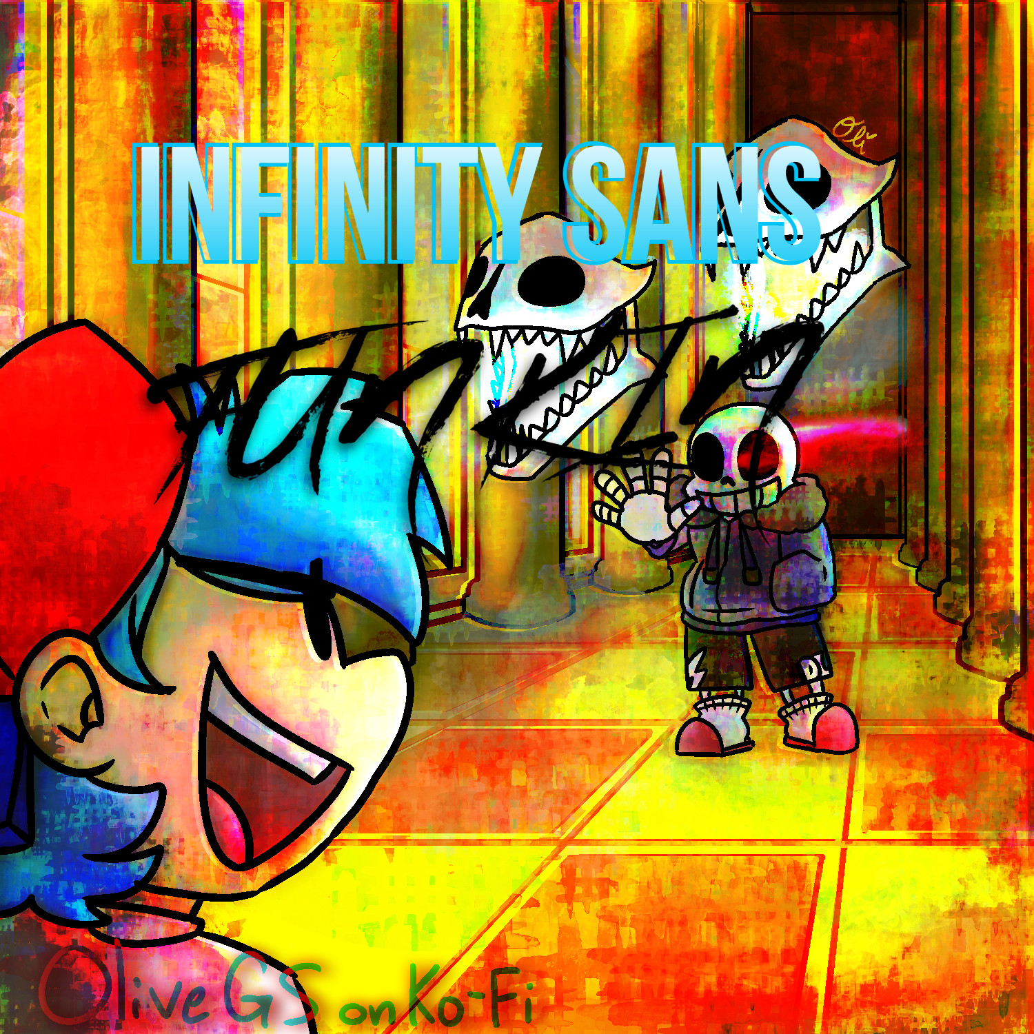 Infinite Sans Funkin(Vs Infinity sans) [Friday Night Funkin'] [Works In ...