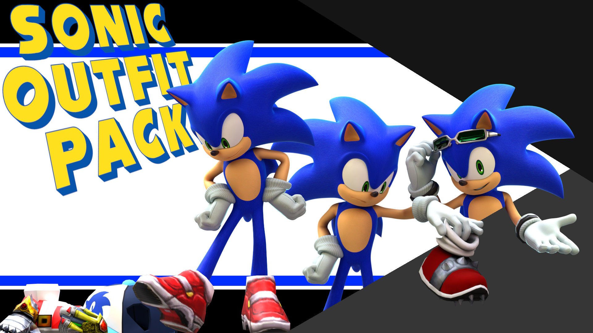 Sonic Outfit Pack - Demo Release [Sonic Frontiers] [Works In Progress]