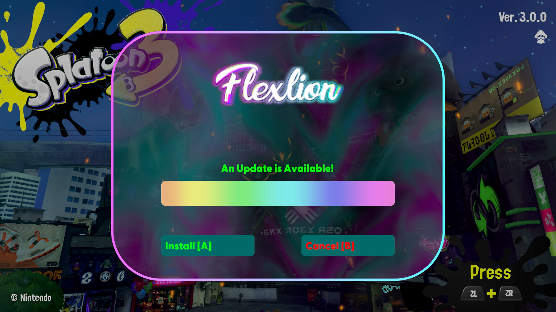 Flexlion Mod Menu [Splatoon 3] [Works In Progress]