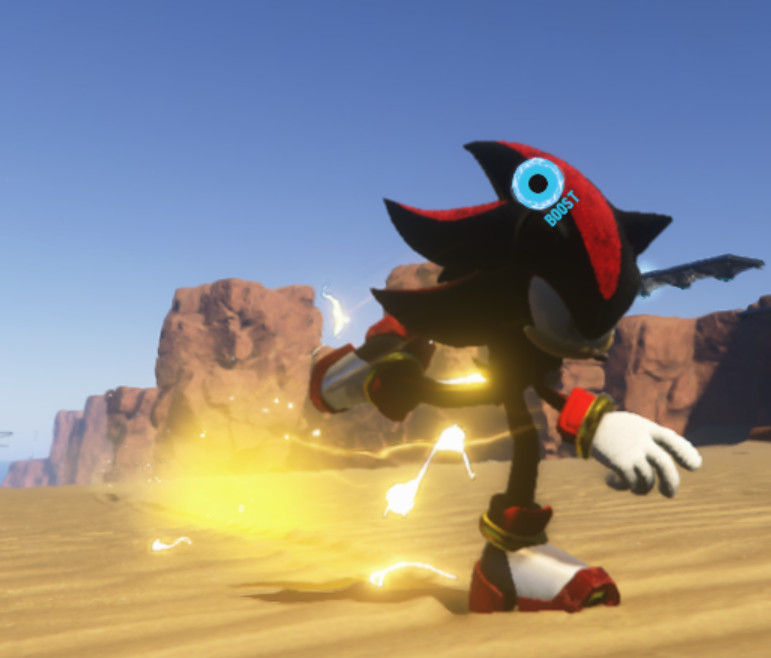 Midnight Luna's Definitive Shadow mod for Sonic Frontiers just