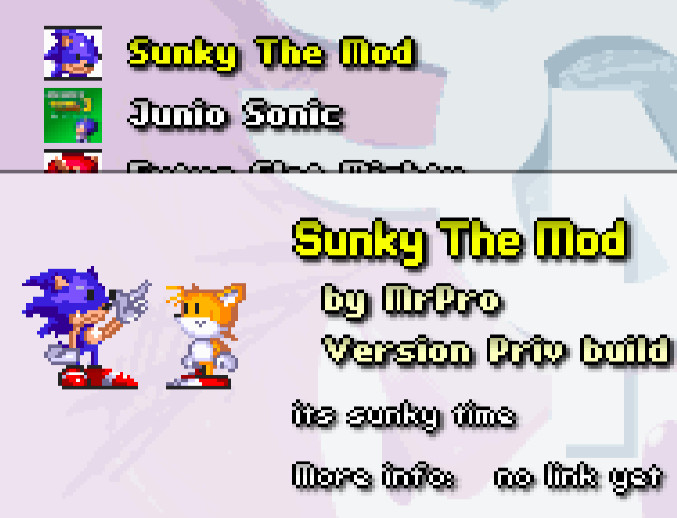 DEMO] Sunky The Mod 3 & Knicknacks [Sonic 3 A.I.R.] [Works In Progress]