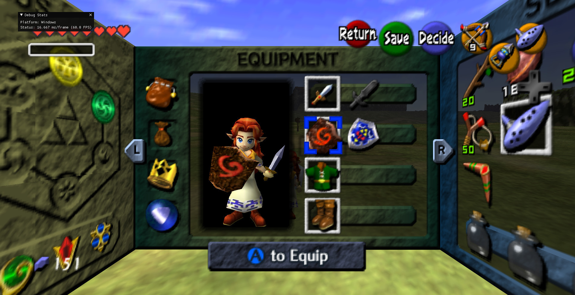 [WIP] 3DS Malon over Link [Ship of Harkinian (Ocarina of Time PC Port)] [Works In Progress]