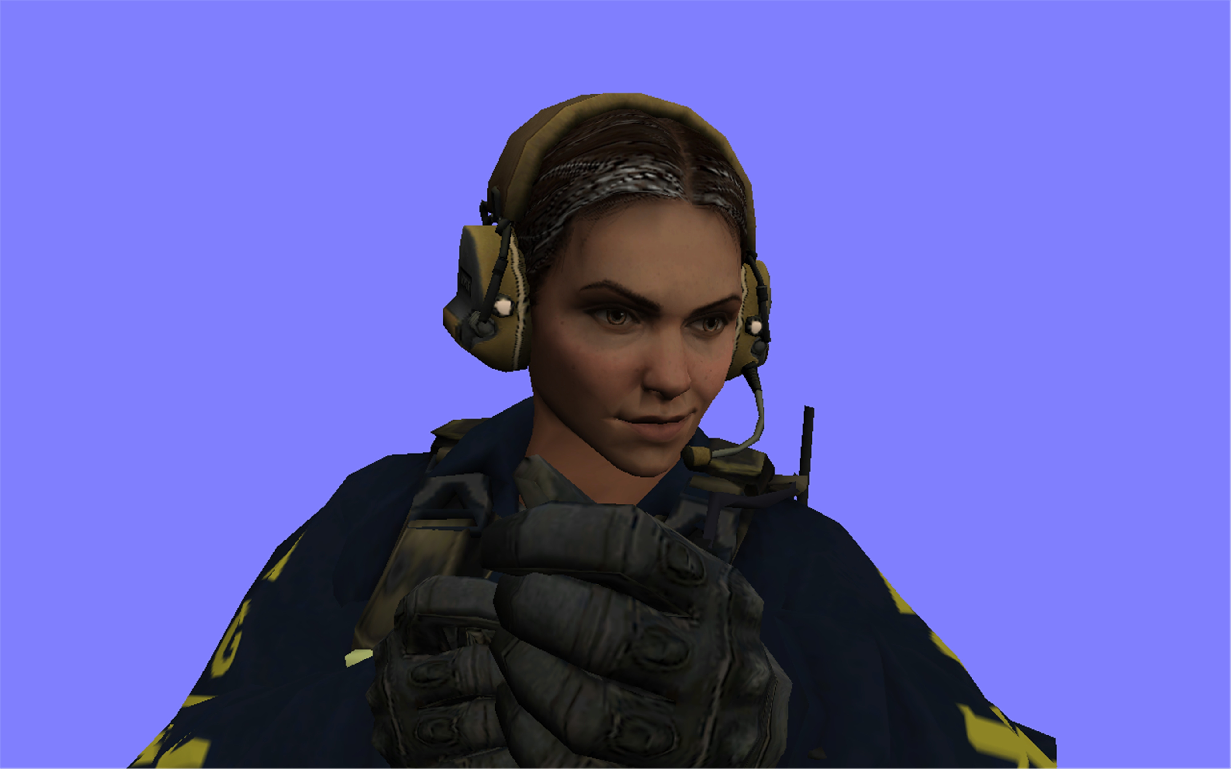 [WIP] Special Agent Ava Low Poly [Counter-Strike 1.6] [Works In Progress]