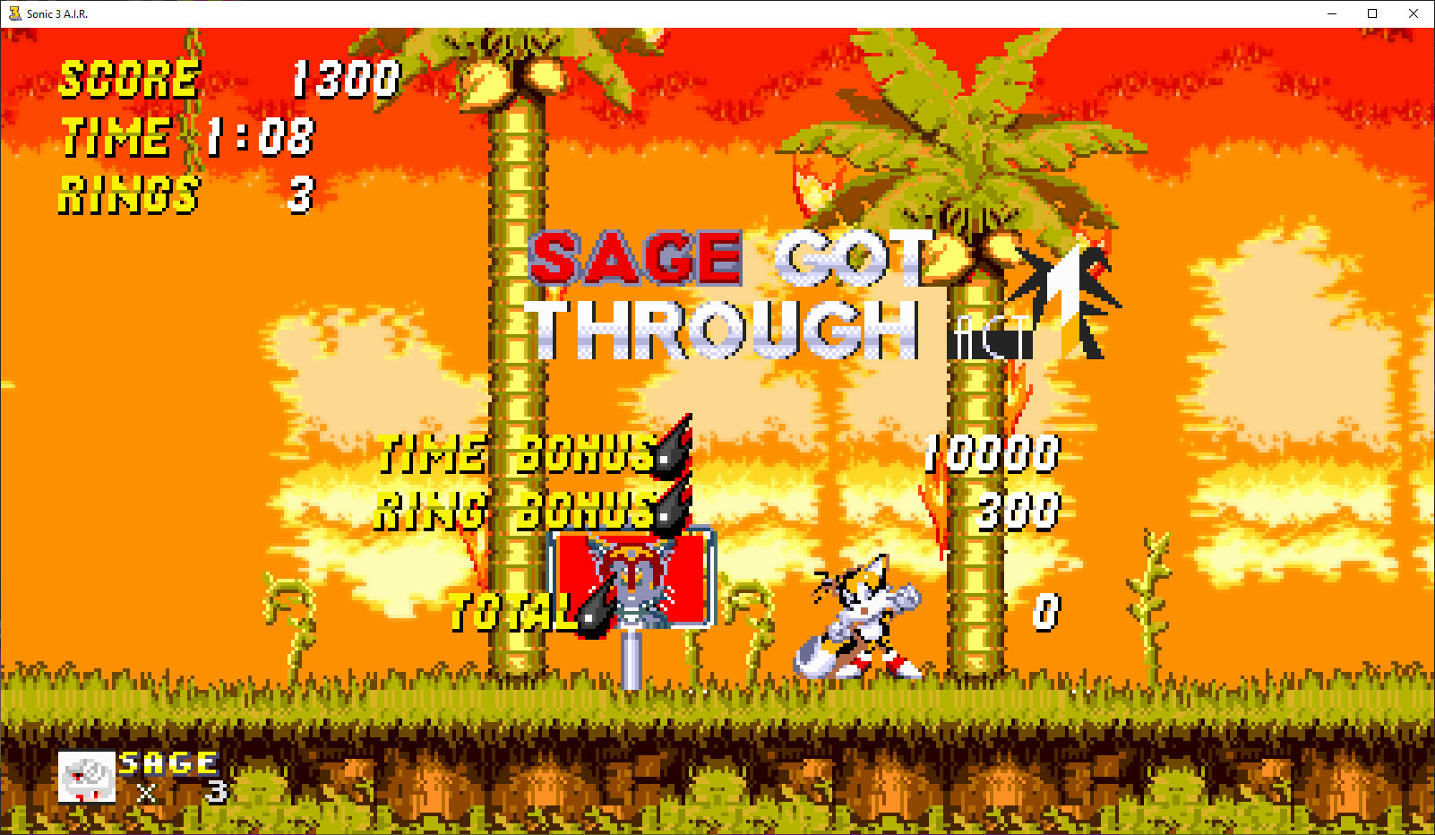 [ON HOLD] Sage the AI in Sonic 3 AIR | Sonic 3 A.I.R.