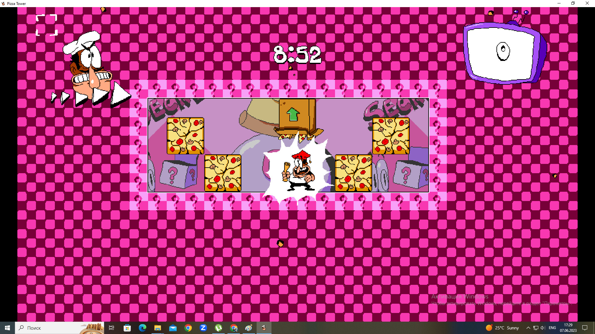 Snick chalenge work in progress for pizza tower pt works in progress