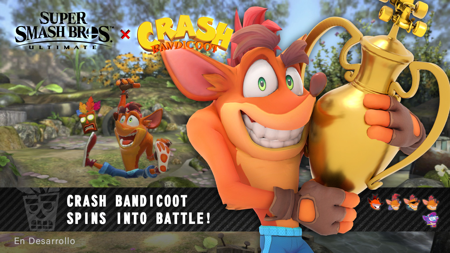 If Crash Bandicoot was in Super Smash Bros. Ultimate!